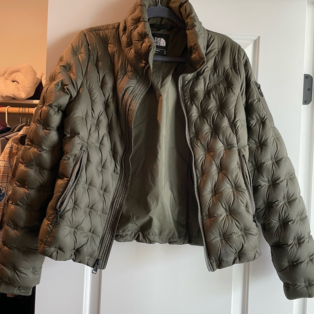 North Face Holladown jacket in green